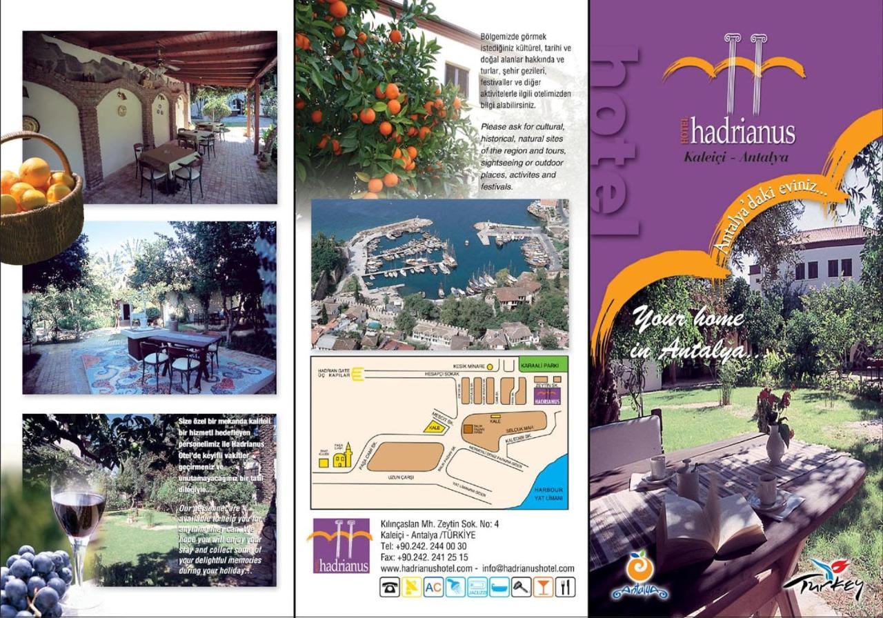 Hadrianus Pansion Hotel อันตัลยา ภายนอก รูปภาพ
